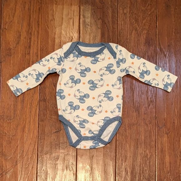 Disney Baby Mickey 3 Piece Outfit, Blue, Size 6-9 Months - Picture 2 of 12